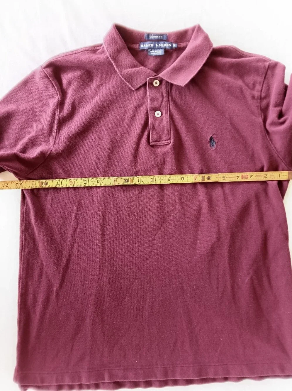 Ralph Lauren Maroon Short-Sleeve Polo